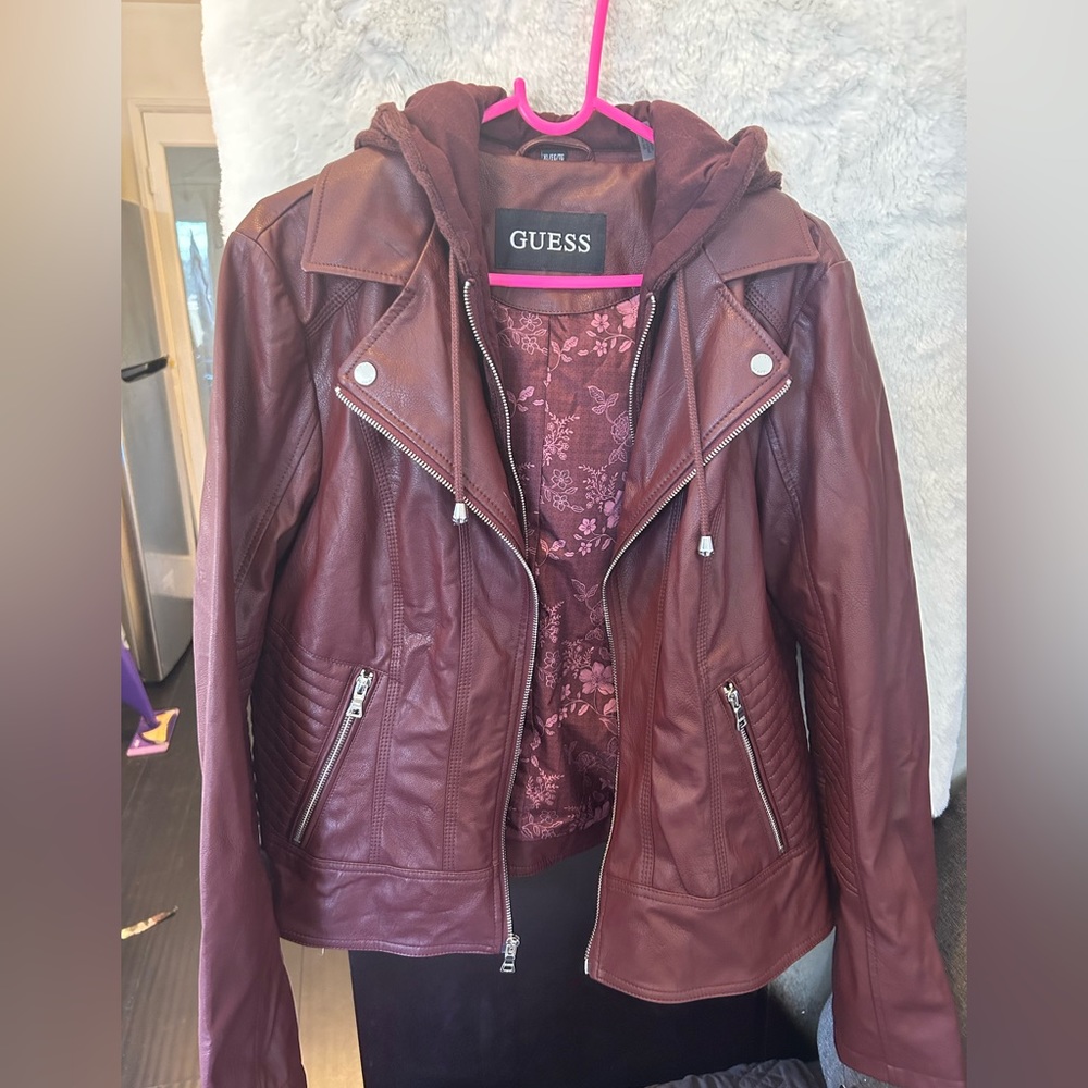 SOLD Guess leather Jacket